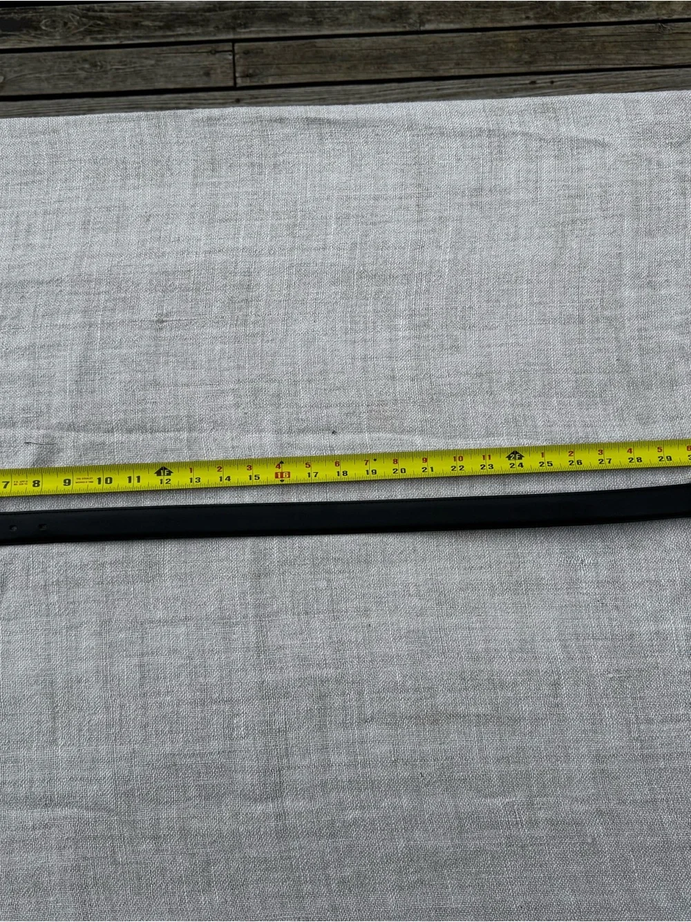 Kids Black Leather Belt - Classic Minimalist Style